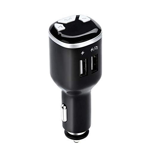 Preisvergleich Produktbild FM Transmitter Bluetooth Zariavo, Auto Wireless Freisprecheinrichtung Radio Adapter USB-Ladegerät