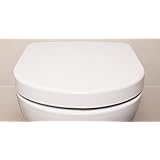 Bullseat 4.1 WC Sitz weiß D-Form • Absenkautomatik / Softclose • abnehmbar • easyclean • Toilettendeckel überlappend • Klobrille • hochwertiges Duroplast