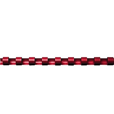 Fellowes 5346804 Anneaux de Reliure Plastique 14 mm Pack de 100 Rouge