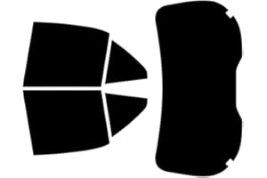 TINTCOM Film Solaire Prédécoupé Teinté pour Yaris Cross 5-Portes 2020-... Vitres Arrière & Lunette (20% Noir Fumé Foncé)