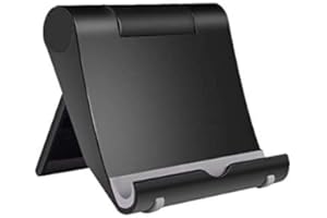 Ninoclar 2 Pack Adjustable Tablet Stand - Compatible with Fire HD 8, 10 & 7, Samsung Galaxy Tab A7, A8, S5e & Kindle Paperwhite - E-Reader Desktop Holder