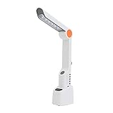 1: 3 Arten von Lademethoden - Notlicht-LED-Taschenlampe mit eingebautem Solarpanel, grüner Energie und Handkurbel-Generator oder einfach mit AC- oder Computer-USB-Kabel