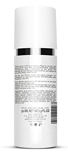 RAU Silvercream 50 ml Silbercreme – unsere Topseller Creme mit hochporösem Silber und Zink bei entzündlicher und unreiner Haut, Akne und Neurodermitis - 4