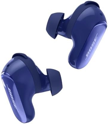 Bose QuietComfort Ultra Bluetooth auricolari (2ª Gen), auricolari wireless con cancellazione del rumore, fino a 6 ore di autonomia, IPX4, audio immersivo, bassi profondi, viola notturno