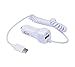 Price comparison product image Fone-Case (White) In-Car Type-C Charger with Type-C Cable Attached and 1 Fast Charge USB Port for BlackBerry KeyOne