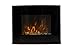 Price comparison product image Igenix IG9410 Hamilton Glass Wall-Mounted Electric Fire with Flame Effect