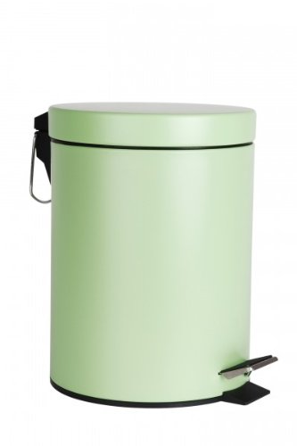 5 Liter Abfalleimer – Treteimer – Badeimer – Mülleimer – Eimer – Kosmetikeimer – Müllsammler – Abfallsammler, Farbe:Grün - 7