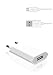 Produktbild iprotect 2 in 1 Ladeset in Weiß mit Micro USB 2.0 Datenkabel u Netzteil für Samsung Galaxy XCover 3, J1, Win 2 Duos, Samsung Z1