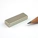 Produktbild Quadermagnet 30 x 10 x 5 mm N40 Nickel - hält 6,5 kg