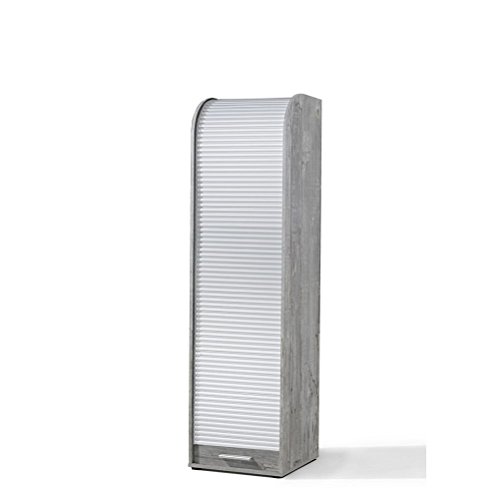 Preisvergleich Produktbild Rolloschrank 759 Beton / Weiss
