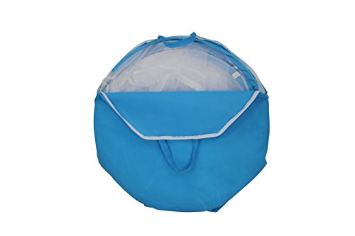 1PLUS Pop-Up Doppelbett-Moskitonetz Baldachin Insektenschutz 200 x 180 x 145 cm (L x B x H), weiß - 5