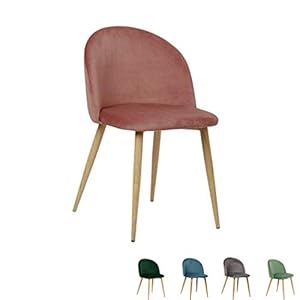 Nimara 2er Set Samt Stuhl in skandinavischem Design | Esszimmerstühle