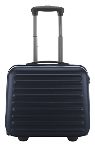 HAUPTSTADTKOFFER - Tegel - Pilotentrolley Hartschalenkoffer Koffer Handgep  ck Trolley Rollkoffer  TSA  38 cm  32 Liter  Dunkelblau