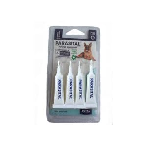4 Pipetas Repelentes 100% natural para perros grandes Parasital
