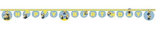 Girlande Happy Birthday mit süßen Minions
