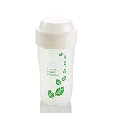 shaker 250 ml tupperware Material de calidad alimentaria: esta botella de zumo está hecha de material de calidad alimentaria PP,no tóxico, sin olor, sin BPA y respetuoso con el medio ambiente.