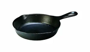 Lodge Logic Pre-Seasoned Cast Iron Skillet - (6.5-Inch, Black)