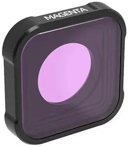 Action Pro Underwater Diving Magenta Filter Compatible with GoPro Hero 9 Black (Directly Replace The Standard Protective Lens On Your Camera)