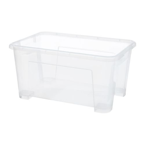 IKEA Aufbewahrungsbox „SAMLA“ 5-Liter-Box MIT Deckel – transparent – BxTxH: 28x20x14 cm - 2