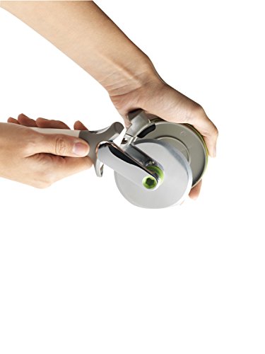 Chef´n 103-280-120 FreshForce Pizza-Schneider mit Schleifeinheit, weiß / grün - 5