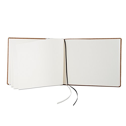 Gästebuch „Vintage Rustique“ für die Hochzeit im Vintage-Stil mit Einband aus Leinen mit Spitze, deutsche Manufakturarbeit - 3