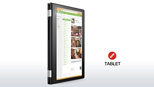 Lenovo Flex 4 - 2-in-1 Laptop Tablet 14 0  Full HD Touchscreen Display  Intel Core i7-7500U  8GB  1TB HDD  AMD Radeon R5 M430  Windows 10   Black 80VD