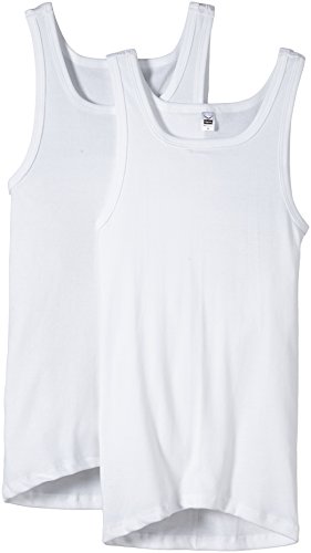 Trigema Herren 6854002 Unterhemd, Weiß (Weiss 001), Medium (Herstellergröße: 6) (2er Pack)