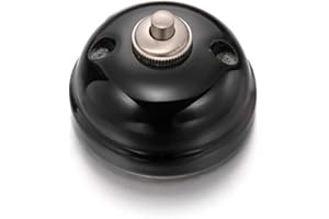 fontini 30 – 310 – 27 – 2 – bouton de sonnette 10 A 250 V porcelaine noir pack