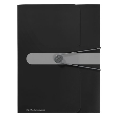 Preisvergleich Produktbild Herlitz 11217239 Ordnungsmappe PP 6 Taben schwarz opak