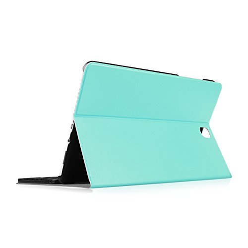 Fintie Blade X1 Samsung Galaxy Tab A 9.7 Bluetooth Tastatur Hülle Keyboard Case – Ultradünn leicht SmartShell Ständer Schutzhülle mit magnetisch abnehmbar drahtloser Bluetooth Tastatur für Samsung Galaxy Tab A 9.7 T550N / T555N 24,6 cm (9,7 Zoll) Tablet-PC, Blau - 9