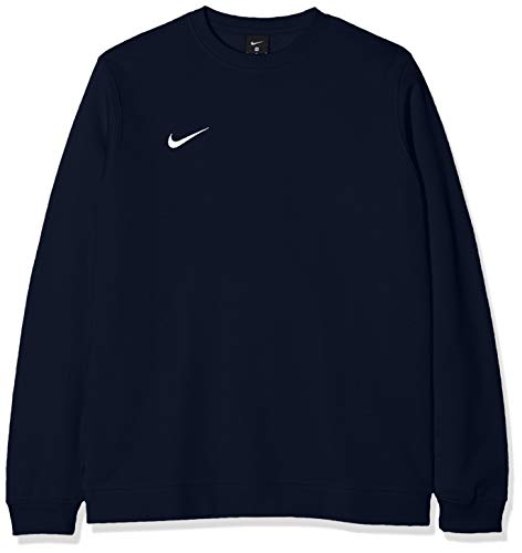 Nike M Crew Fleece Team Club 19 Sweat-shirt Homme - AJ1466-451 - Bleu (Obsidian/White 451) - FR : 2XL (Taille Fabricant : 2XL)