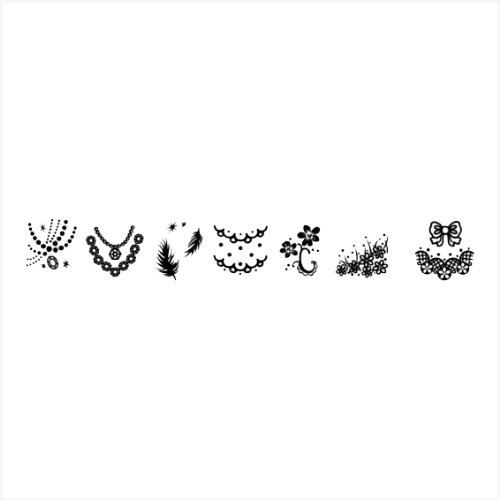 Konad Nail Art Special Stamping Image Plate for UV Gel Manicure M77