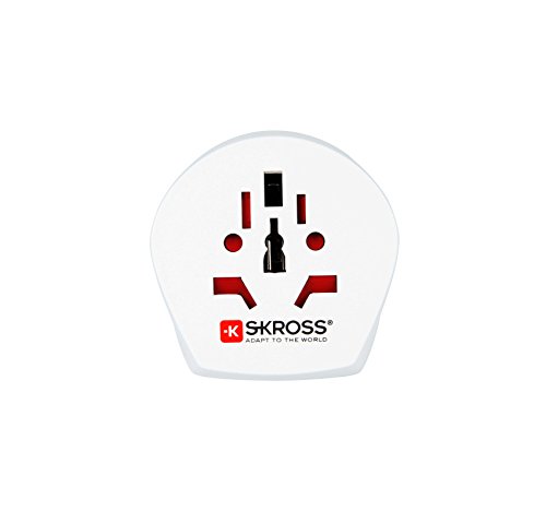 SKROSS Combo World to Israel: Reiseadapter für Reisen aus der ganzen Welt in Länder, die den israelischen oder den Schuko-Standard verwenden - 2