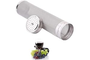 YOSOO 29 x 7 cm in acciaio INOX homebrew birra Dry Hopper filtro con 300 micron mesh for Cornelius Kegs Corny Keg – argento