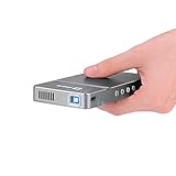 AODIN AirGo Mini Projecteur Portable 100ANSI LM WiFi videoprojecteur pour Affaires et éducation, DLP Pico videoprojecteur, 120' Image éclatante et Nette, Compatible Smartphone, Tablette, Notebook, PC