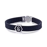 Tipo de Metales: Acero inoxidable, estilo: brazalete de pulsera de gel de sílice, Fino o Moda: Moda