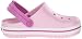 Crocs Crocband, Unisex-Kids' Clogs - Ballerina Pink/Wild Orchid, 10/11 UK Child (27-29 EU)