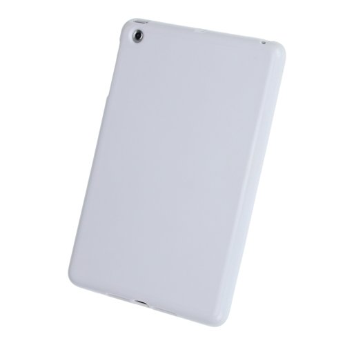 doupi SolidFit PureColor Schutzhülle für iPad mini 1 / 2 / 3 Solid Matt TPU Schutz Hülle Silikon Schale Bumper Case Schutzhülle Cover weiß