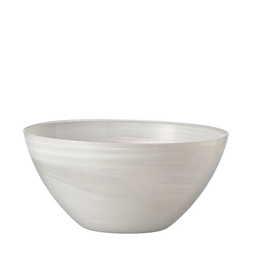 Leonardo 031132 Alabastro Salatschale, Glas, beige, 30 x 30 x 14 cm