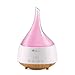 Produktbild Aroma Diffuser 300ml EC Technology Luftbefeuchter Ultraschall Diffuser Aromatherapie Luftbefeuchter Ätherische Öle Luftbefeuchter Öle Elektrische Luftreiniger LED mit 7 Farben für Yoga Salon Spa Wohn, Schlaf, Bade oder Kinderzimmer Hotel