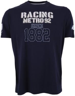 Kappa T-shirt Racing Metro 92 – Collection officielle – Men's Rugby Top – Size 14, Mens, blue, XXL