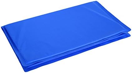 ERRU- Pet Cool Pad Summer Ice Pad Mattress Dogs Cool Pad Kennel Cats Ice Pad Mat Dog Cage Footpad Polyester Sponge Gel Blue Pet cool pad (Size : 50*65cm)