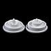 TOOL034 100SET KAM PLASTIC RESIN WHITE SNAPS BUTTON FASTENERS PRESS STUD POPPERS SIZE 16 T3