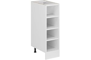 Vicco Estante de Cocina R-Line, Blanco, 25 cm sin encimera