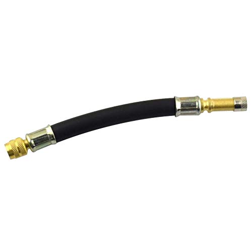 Preisvergleich Produktbild HermosaUKnight Schwarzer Gummi Reifen Ventil Verlängerung 140mm Flexibler Schlauch Reifen Rad Adapter