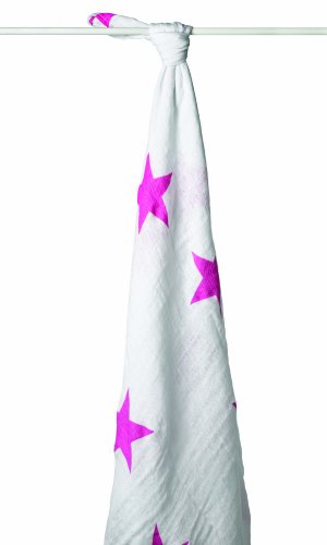 aden + anais Twinkle Pink 100% Cotton Muslin Single Swaddle