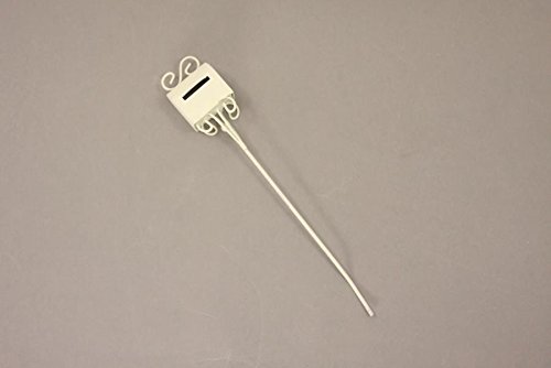 Preisvergleich Produktbild Miniatur Garten, Briefkasten steckbar, weiß Länge ca. 19cm