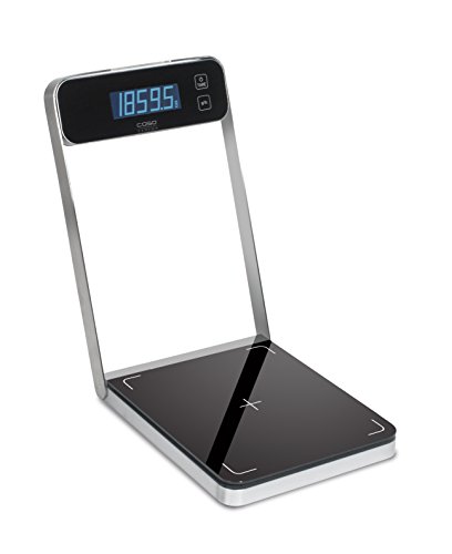 Caso 3290 B5 Ausklappbare Design-Waage mit Hochanzeige wie professionelle Bäckerwaage, sehr genauer Wiegesendor in 0,5g Schritten, idealo für Gewürze und Aromen, bis 5 kg