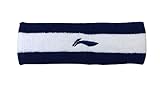 Li-Ning Sports Headband Lovely Cotton Men Women Headband Sweat Absorb Blue&White
