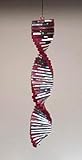 Plantation DesignsUnusual Hand Made Mirror Segment RED Wind Twister Spiral Wind Spinner 40cm sml
